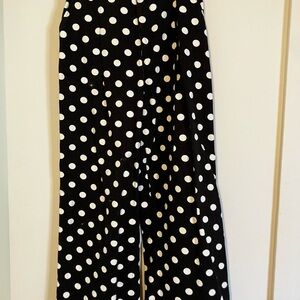 Lucy & Yak Polka Dot Denim Trousers